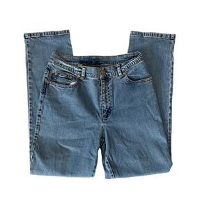 Vintage Lauren Ralph Lauren High-Waisted Medium Wash Jeans Size 4 Y2K Denim